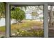 View of the backyard from enclosed porch at 2744 45Th S St, Gulfport, FL 33711