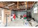 Large garage with ample storage, packed with various items and boxes at 2744 45Th S St, Gulfport, FL 33711