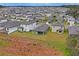 Aerial view of house and surrounding neighborhood at 30148 Fedora Cir, Brooksville, FL 34602