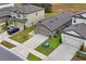 Aerial view of house and neighboring properties at 30148 Fedora Cir, Brooksville, FL 34602