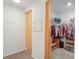 Large walk-in closet with ample hanging and shelving space at 30148 Fedora Cir, Brooksville, FL 34602