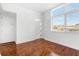Bright bedroom with hardwood floors and large windows at 331 Cleveland St # 315, Clearwater, FL 33755