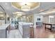 Upscale community room features a bar, lounge area, and dining tables at 331 Cleveland St # 315, Clearwater, FL 33755