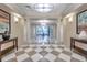 Grand lobby with marble floors and elegant columns at 331 Cleveland St # 315, Clearwater, FL 33755