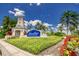 MiraBay community entrance with landscaping and signage at 5316 Fishersound Ln, Apollo Beach, FL 33572