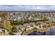 Aerial view of waterfront community, showcasing home location and surrounding area at 5610 Golden Isles Dr, Apollo Beach, FL 33572