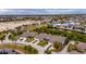 Aerial view highlighting home's location in a waterfront community at 5610 Golden Isles Dr, Apollo Beach, FL 33572