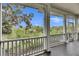 Spacious screened porch overlooking the backyard at 5610 Golden Isles Dr, Apollo Beach, FL 33572
