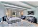 Bedroom with two double beds, TV, and ocean view at 611 Destiny Dr # 216, Ruskin, FL 33570