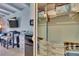Small kitchenette with microwave and mini-fridge at 611 Destiny Dr # 216, Ruskin, FL 33570
