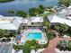 Refreshing community pool with ample lounge space for residents at 611 Destiny Dr # 216, Ruskin, FL 33570