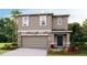 Two-story house with stone accents and a two-car garage at 6995 Broad River Ave, Land O Lakes, FL 34638