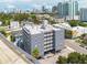 Aerial perspective of Suncoast Towers, showcasing its location and surroundings at 841 4Th Avenue N # 67, St Petersburg, FL 33701