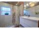 Spa-like bathroom with a walk-in shower and modern vanity at 841 4Th Avenue N # 67, St Petersburg, FL 33701
