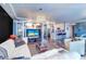 Modern living area with an open floor plan and city views at 841 4Th Avenue N # 67, St Petersburg, FL 33701