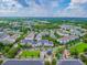 Aerial view of community with playground at 10002 Bentley Way, Tampa, FL 33626