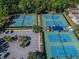 Community tennis courts with ample parking at 10002 Bentley Way, Tampa, FL 33626