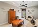 Bonus room featuring a sofa and coffee table at 11550 Biddeford Pl, New Port Richey, FL 34654