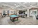 Recreation room with pool table and ping pong at 11550 Biddeford Pl, New Port Richey, FL 34654
