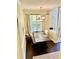 Bright dining area with window and chandelier at 130 Banyan Bay Dr, St Petersburg, FL 33705