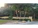 Stone entrance sign for Fred H Howard Park at 1696 Wilmar Ave, Tarpon Springs, FL 34689