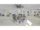 Dining room with gray chairs and a wood table at 1758 Winfield Cir, Clearwater, FL 33756
