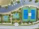 Community tennis and basketball courts at 18811 Deer Tracks Loop, Lutz, FL 33558