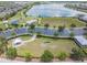 Community dog park with separate areas for small and large dogs at 18811 Deer Tracks Loop, Lutz, FL 33558