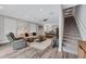 Open concept living room with hardwood floors at 2704 W Gray St # B, Tampa, FL 33609