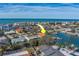 Coastal property with direct water access and ocean views at 2801 Hibiscus W Dr, Belleair Beach, FL 33786