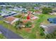 Aerial view of a neighborhood with single story homes at 401 Dorchester Pl # 52, Sun City Center, FL 33573