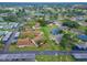 Aerial view of a community of single-story homes at 401 Dorchester Pl # 52, Sun City Center, FL 33573