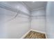 Walk-in closet with wire shelving at 401 Dorchester Pl # 52, Sun City Center, FL 33573