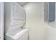Stackable washer and dryer in a dedicated laundry closet at 401 Dorchester Pl # 52, Sun City Center, FL 33573