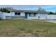 Updated exterior with gray accents and a teal front door at 4617 49Th N Ave, St Petersburg, FL 33714