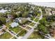 Aerial view of property near waterfront at 605 Shore E Dr, Oldsmar, FL 34677