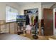 Bedroom with a closet, TV, and ample storage at 605 Shore E Dr, Oldsmar, FL 34677