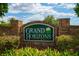 Grand Horizons private community entrance sign at 7800 Kay Marie Ave, Zephyrhills, FL 33541
