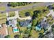 Aerial view of property and surrounding neighborhood at 9050 San Martin Ne Blvd, St Petersburg, FL 33702