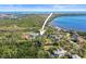 Luxury home with pool and large backyard, surrounded by lush landscaping at 9050 San Martin Ne Blvd, St Petersburg, FL 33702