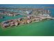 Wide aerial view of community and surrounding area at 106 1St E St # 115, St Petersburg, FL 33715