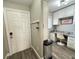 Entryway with built-in desk and storage at 106 1St E St # 115, St Petersburg, FL 33715