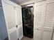 Stackable LG washer and dryer in convenient laundry closet at 106 1St E St # 115, St Petersburg, FL 33715