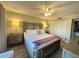 King-size bed, large closet and ceiling fan at 106 1St E St # 115, St Petersburg, FL 33715