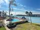 Community pool with waterfront views at 106 1St E St # 115, St Petersburg, FL 33715