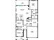 One-story home floor plan, featuring 3 bedrooms and a lanai at 12193 Meditation Trl, Venice, FL 34293