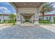 Elegant clubhouse entrance with covered walkway at 17219 Scuba Crest St, Wimauma, FL 33598
