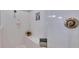 Walk-in shower with built-in seat and shelf at 17219 Scuba Crest St, Wimauma, FL 33598