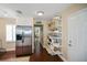 Kitchen with stainless steel appliances and ample storage space at 1742 Bayshore Blvd, Dunedin, FL 34698