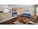 Cozy living room with hardwood floors and comfortable seating at 1742 Bayshore Blvd, Dunedin, FL 34698